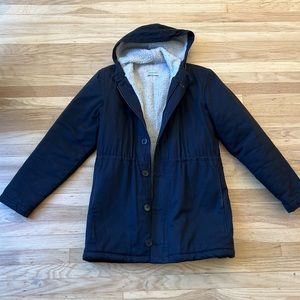 American Apparel Sherpa Black Coat